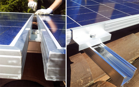 Supporto montaggio pannello solare 