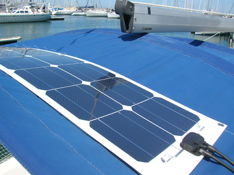 Pannello fotovoltaico per barca