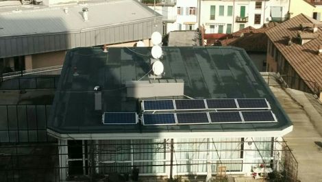 Ombra sull'impianto fotovoltaico ad accumulo